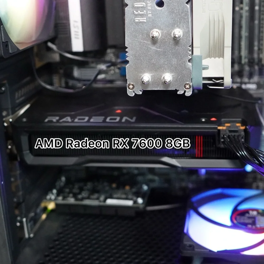 Custom built Gaming PC,Core I5 240GB WD NVME SSD, 2x500GB HDD,AMD Radeon RX 7600 - Picture 5 of 11